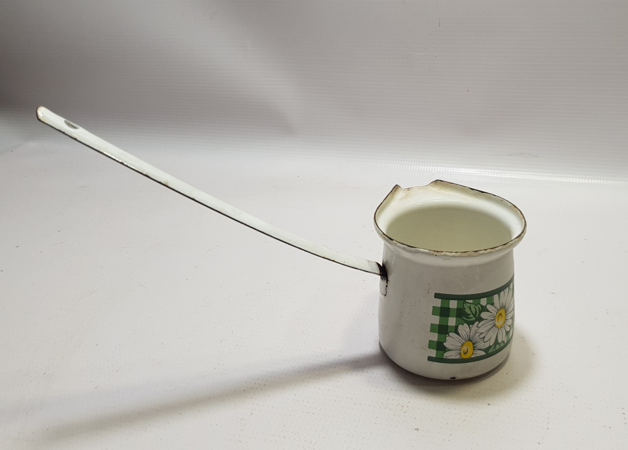 YERLİ YAPIM ANTİKA EMAYE CEZVE