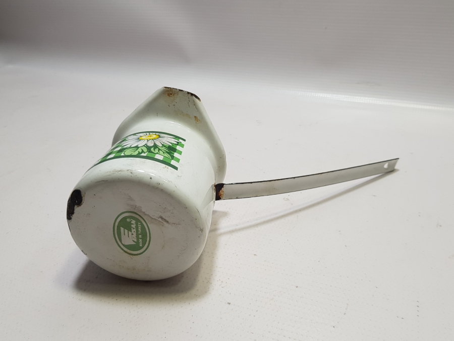 YERLİ YAPIM ANTİKA EMAYE CEZVE