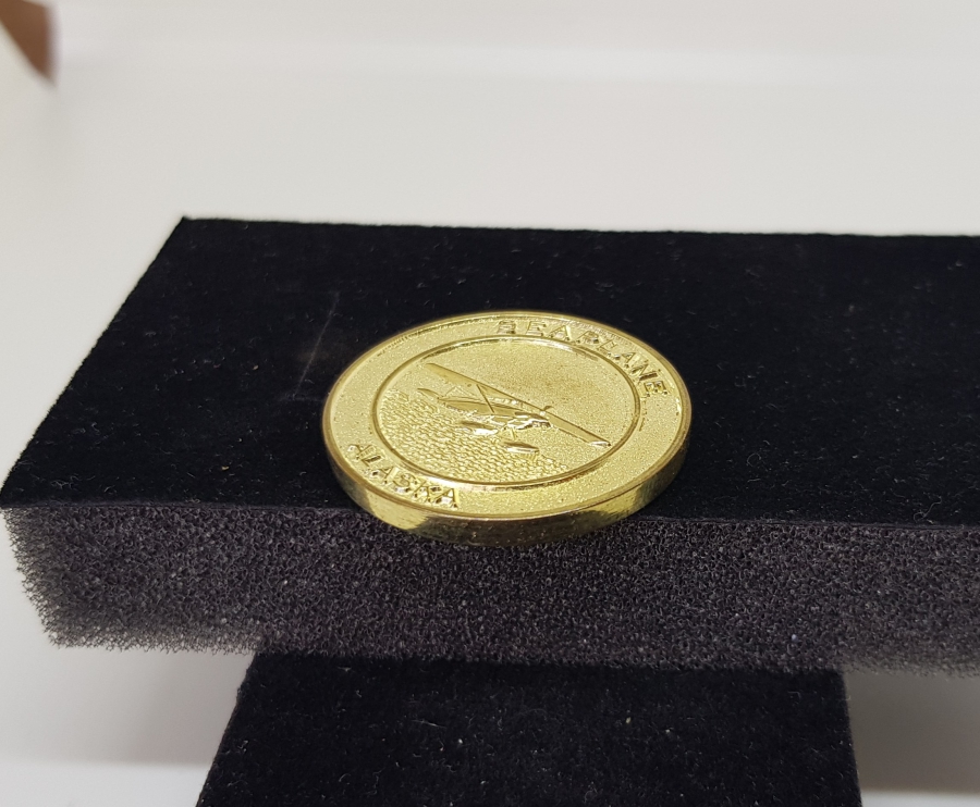 ALTIN KAPLAMA ANTİKA ALASKA JETON