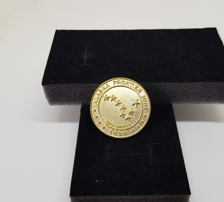 ALTIN KAPLAMA ANTİKA ALASKA JETON