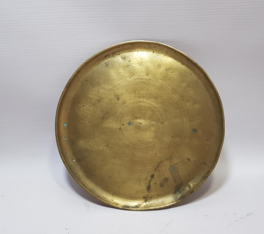 OSMANLI DÖNEMİ SÜLEYMANİYE DAMGALI ÇOK NADİR KAHVE TEPSİSİ