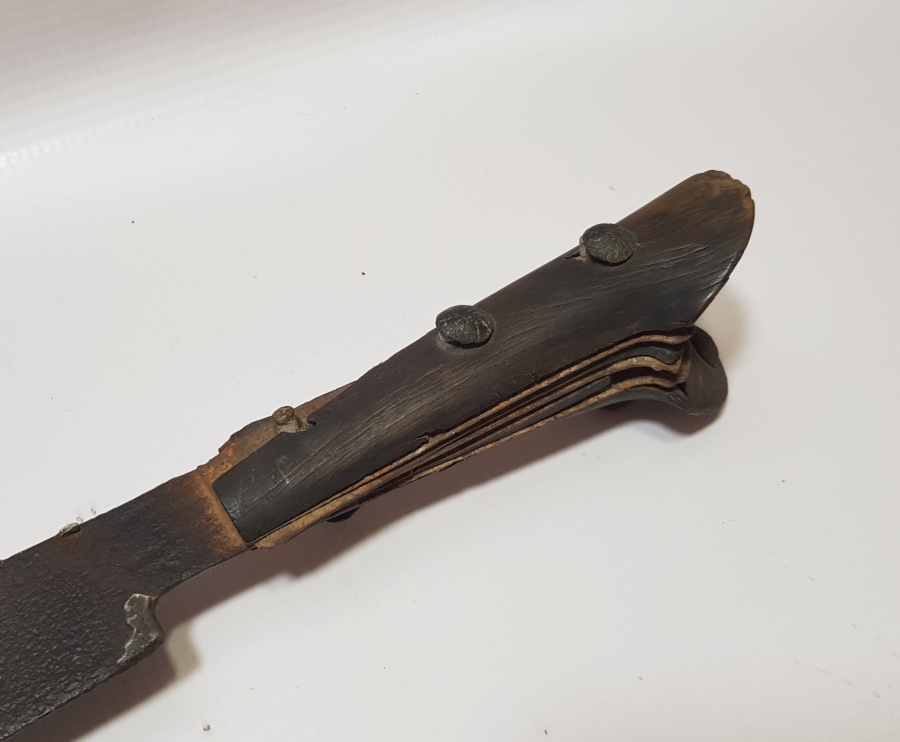 SAPI KABARALI BOYNUZ SAPLI OSMANLI DÖNEMİ NADİR YENİÇERİ YATAĞAN