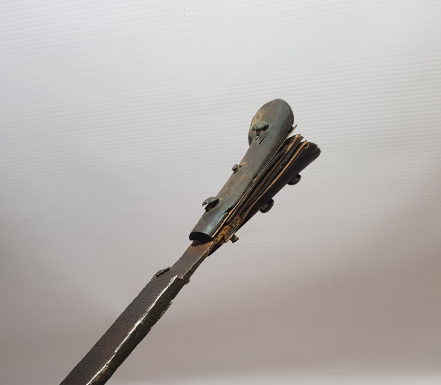 SAPI KABARALI BOYNUZ SAPLI OSMANLI DÖNEMİ NADİR YENİÇERİ YATAĞAN