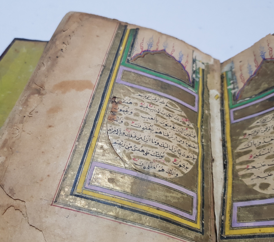 OSMANLI DÖNEMİ BİR DERVİŞ TARAFINDAN YAZILMIŞ OSMANLI DÖNEMİ EL YAZMA KUR'AN-I KERİM