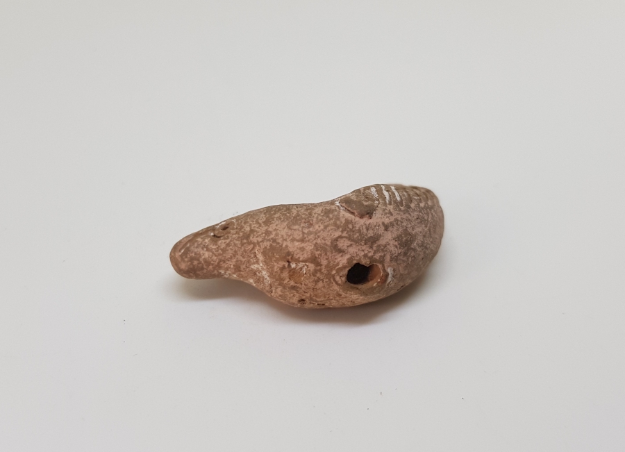 OSMANLI DÖNEMİ ÇOK NADİR GUBARİ ŞERİ TOPRAĞINDAN YAPILMIŞ KUŞ FİGÜRÜ