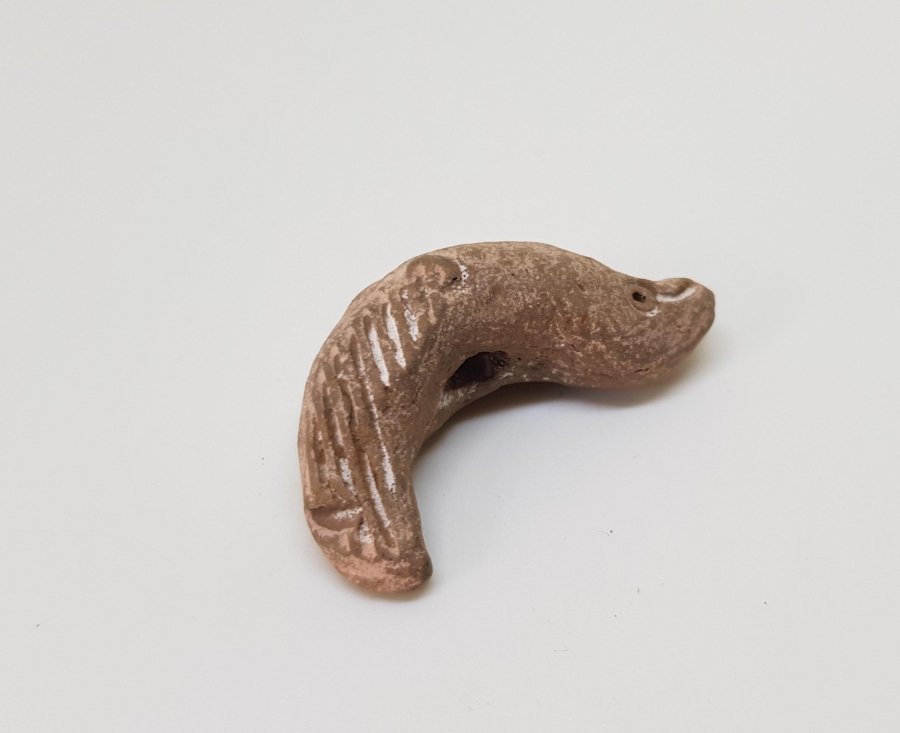 OSMANLI DÖNEMİ ÇOK NADİR GUBARİ ŞERİ TOPRAĞINDAN YAPILMIŞ KUŞ FİGÜRÜ