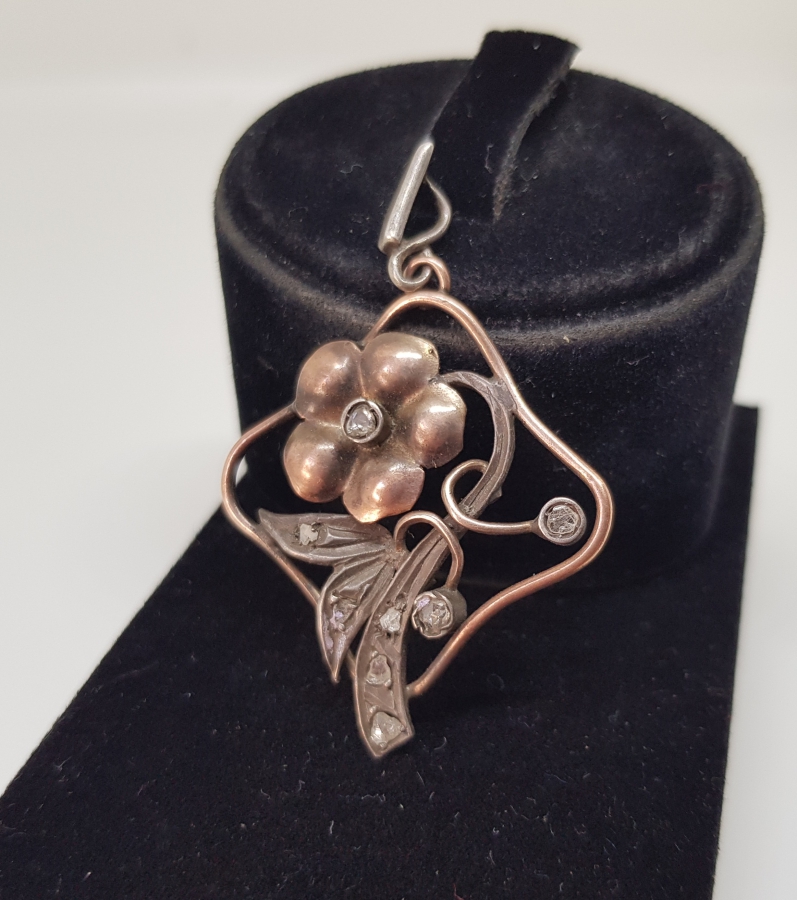 OSMANLI DÖNEMİ ELMAS TAŞLI ALTIN KOLYE