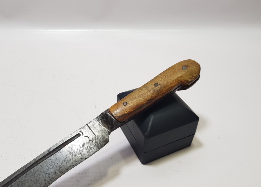 OSMANLI DÖNEMİ KAYI BOYU DAMGALI KARADENİZ YAPIMI ÇOK NADİR YILAN DİLLİ KUŞAK KAMASI