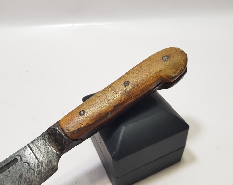 OSMANLI DÖNEMİ KAYI BOYU DAMGALI KARADENİZ YAPIMI ÇOK NADİR YILAN DİLLİ KUŞAK KAMASI