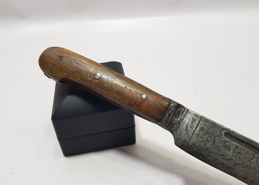 OSMANLI DÖNEMİ KAYI BOYU DAMGALI KARADENİZ YAPIMI ÇOK NADİR YILAN DİLLİ KUŞAK KAMASI