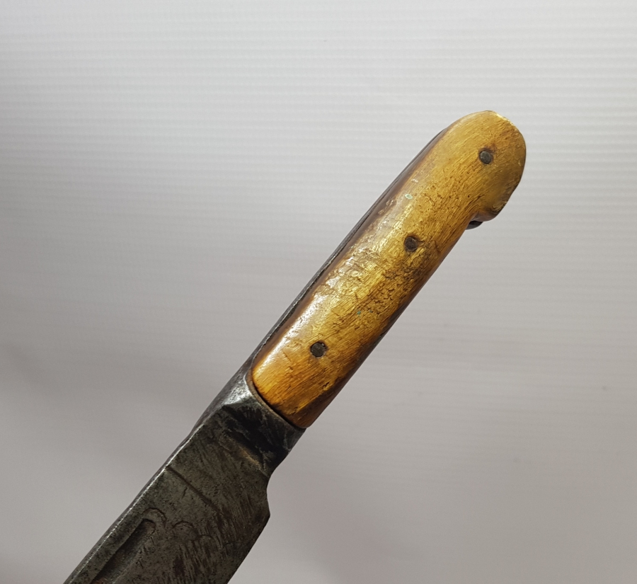 OSMANLI DÖNEMİ KAYI BOYU DAMGALI KARADENİZ YAPIMI ÇOK NADİR YILAN DİLLİ KUŞAK KAMASI