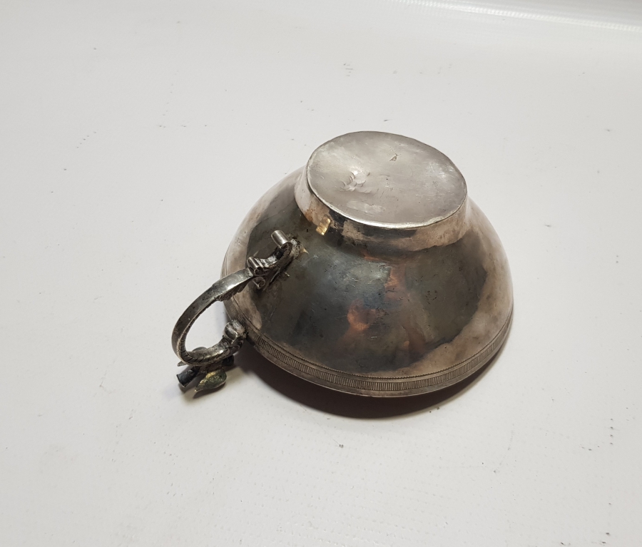 2. MAHMUT HAN TUĞRALI OSMANLI DÖNEMİ NADİR BÜYÜK BOY GÜMÜŞ ÇAMÇAK