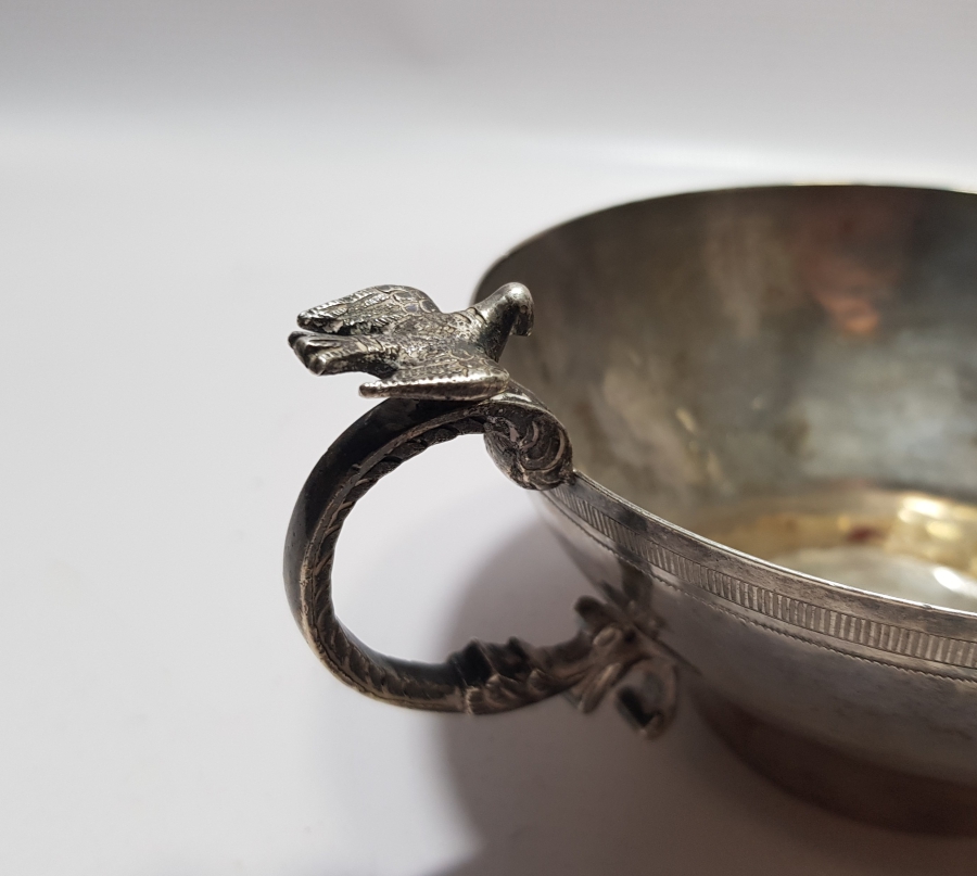 2. MAHMUT HAN TUĞRALI OSMANLI DÖNEMİ NADİR BÜYÜK BOY GÜMÜŞ ÇAMÇAK