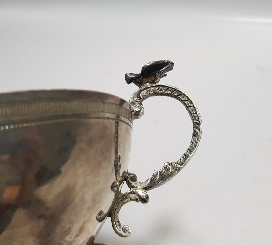 2. MAHMUT HAN TUĞRALI OSMANLI DÖNEMİ NADİR BÜYÜK BOY GÜMÜŞ ÇAMÇAK