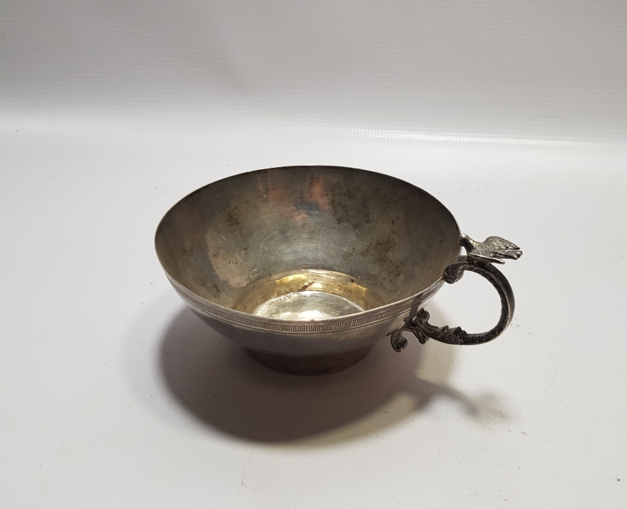 2. MAHMUT HAN TUĞRALI OSMANLI DÖNEMİ NADİR BÜYÜK BOY GÜMÜŞ ÇAMÇAK