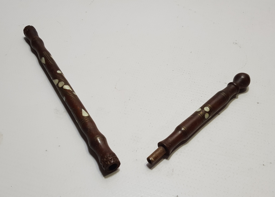 SEDEF ÇAKMA İŞÇİLİKLİ OSMANLI DÖNEMİ AFYON YAPIMI TEKKE İŞİ SİGARA AĞIZLIĞI