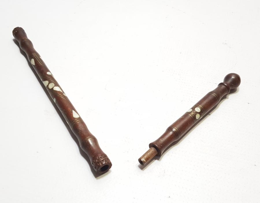 SEDEF ÇAKMA İŞÇİLİKLİ OSMANLI DÖNEMİ AFYON YAPIMI TEKKE İŞİ SİGARA AĞIZLIĞI