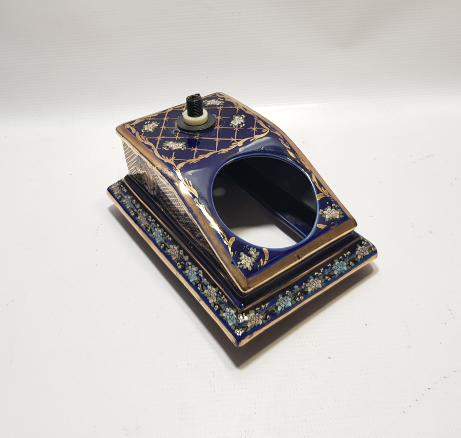 ÜZERİ ALTIN VARAKLI ANTİKA PORSELEN TELEFON GÖVDESİ