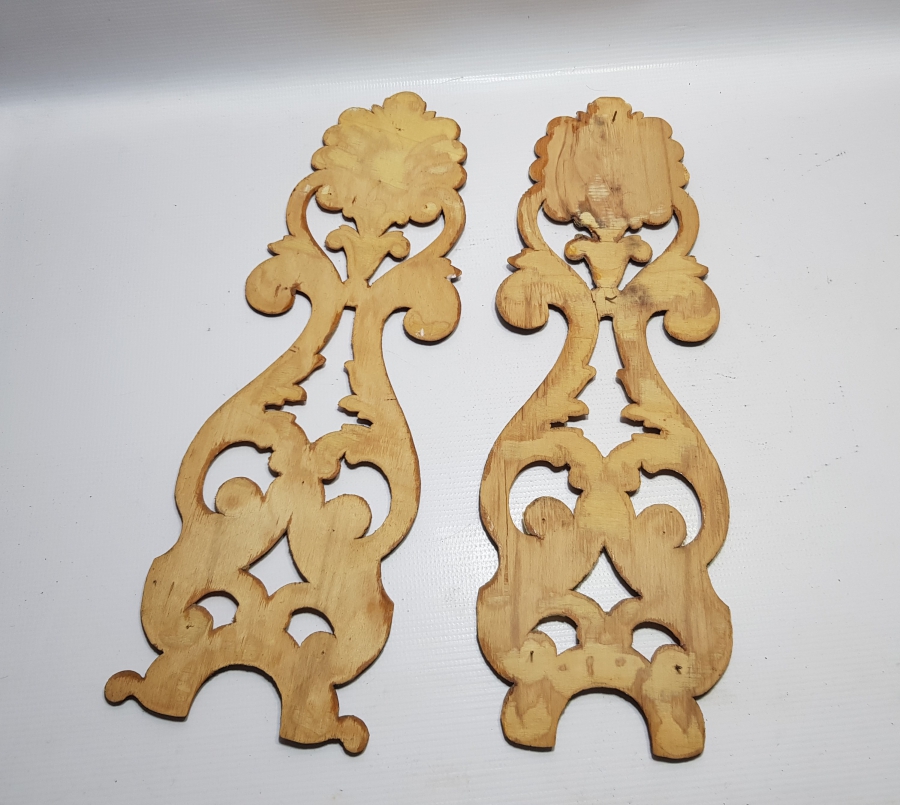 EL OYMA İŞÇİLİKLİ ANTİKA AHŞAP DUVAR SÜSÜ