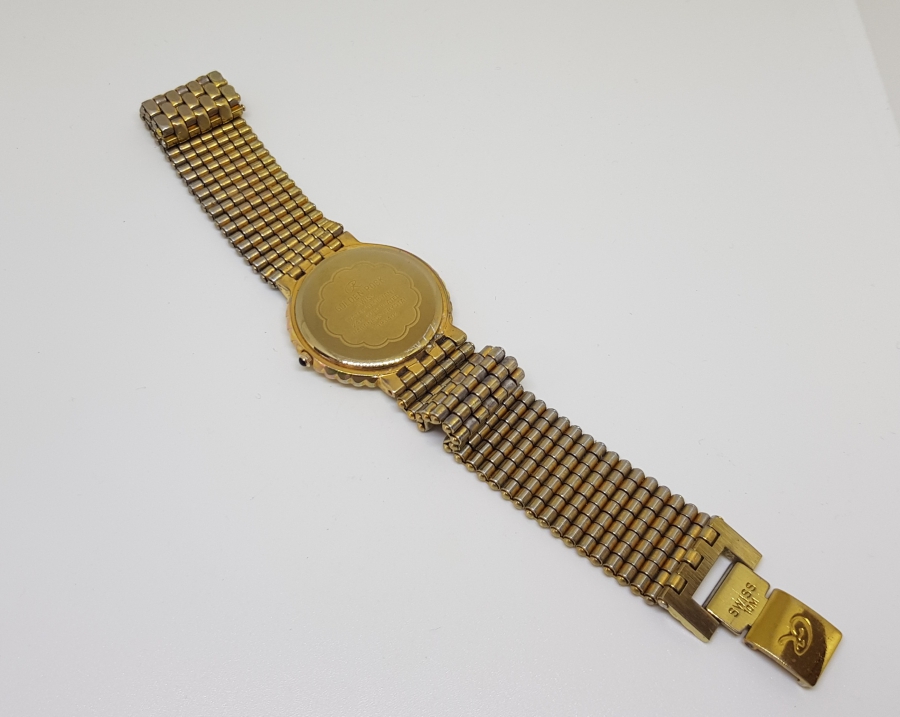 İSVİÇRE YAPIMI ALTIN KAPLAMA KOL SAATİ