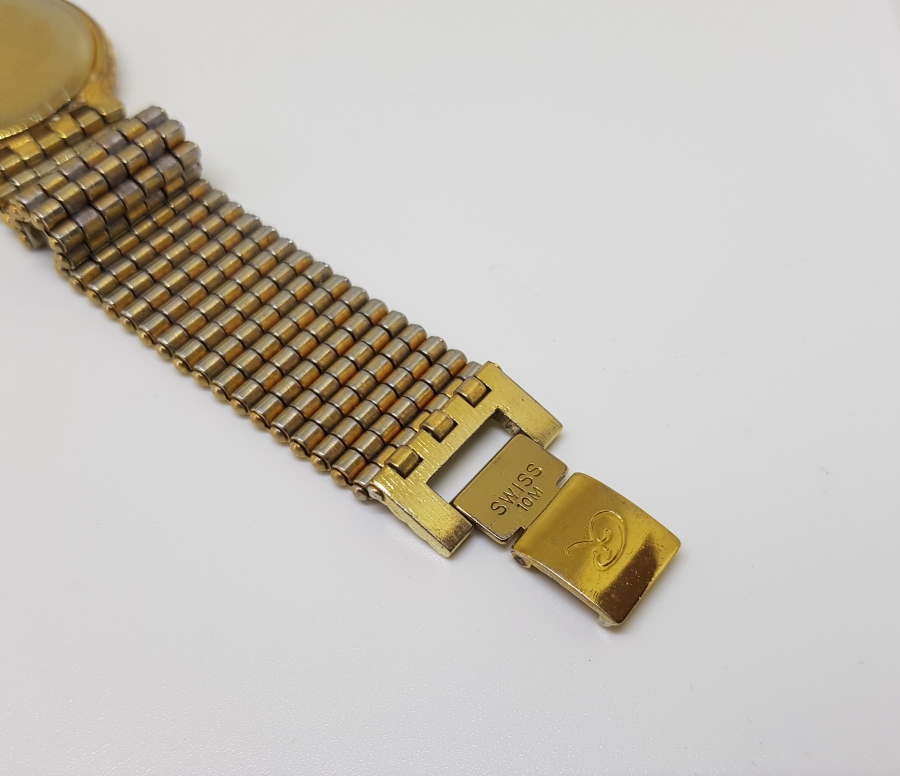 İSVİÇRE YAPIMI ALTIN KAPLAMA KOL SAATİ