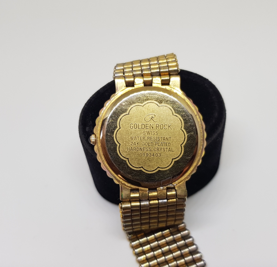 İSVİÇRE YAPIMI ALTIN KAPLAMA KOL SAATİ