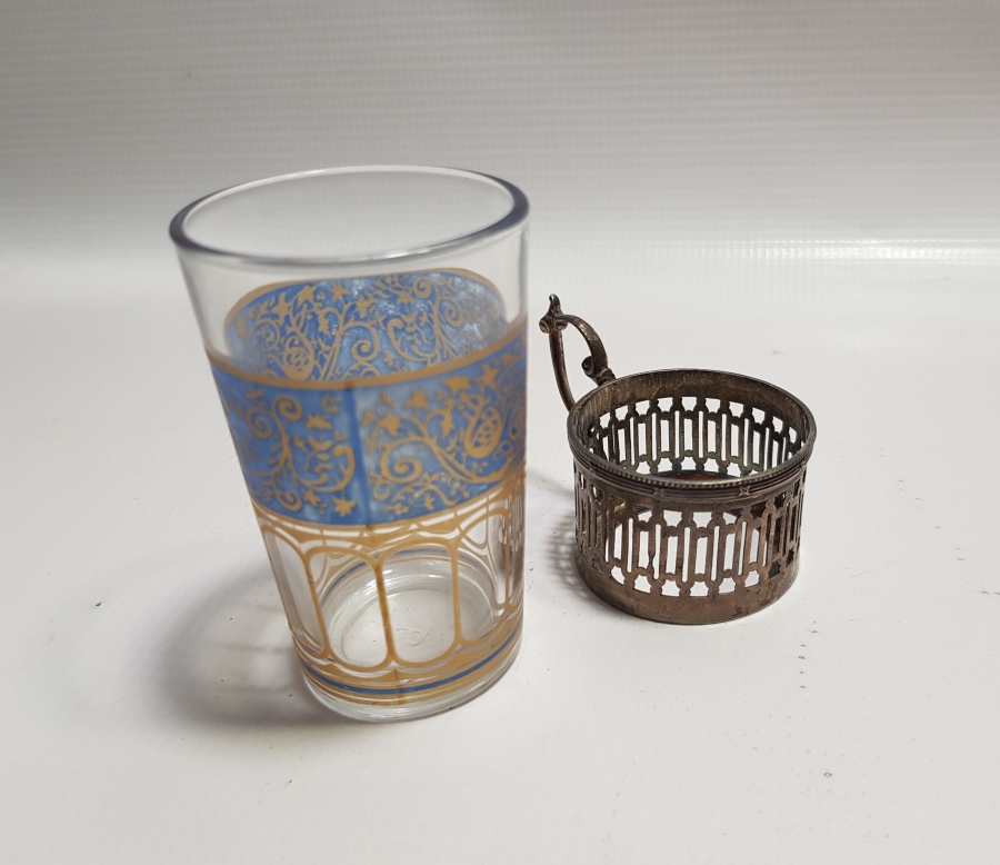 ORİJİNAL BARDAĞIYLA ANTİKA GÜMÜŞ ISTAKA