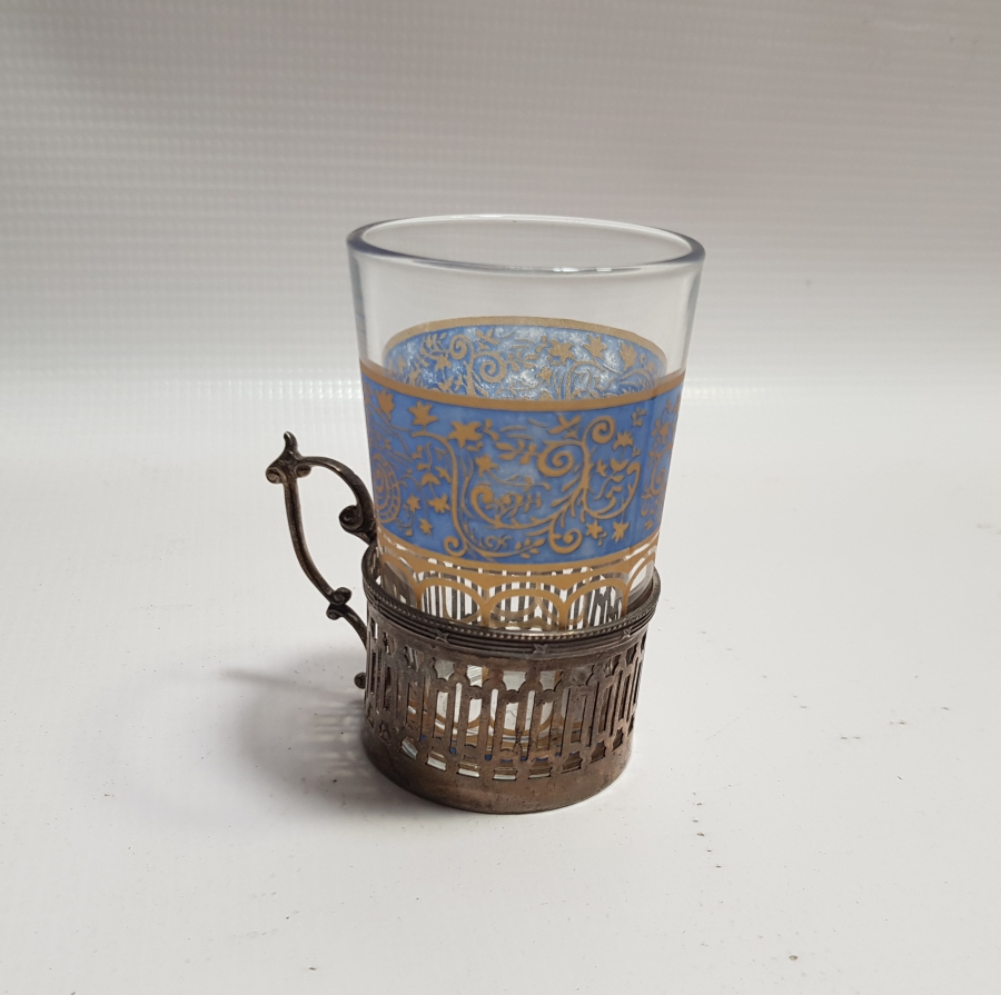 ORİJİNAL BARDAĞIYLA ANTİKA GÜMÜŞ ISTAKA