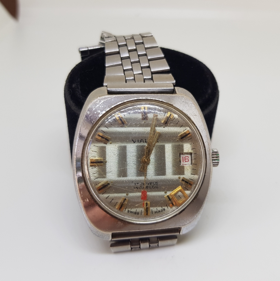 ANTİKA VIALUX MARKA KURMALI OTOMATİK KOL SAATİ