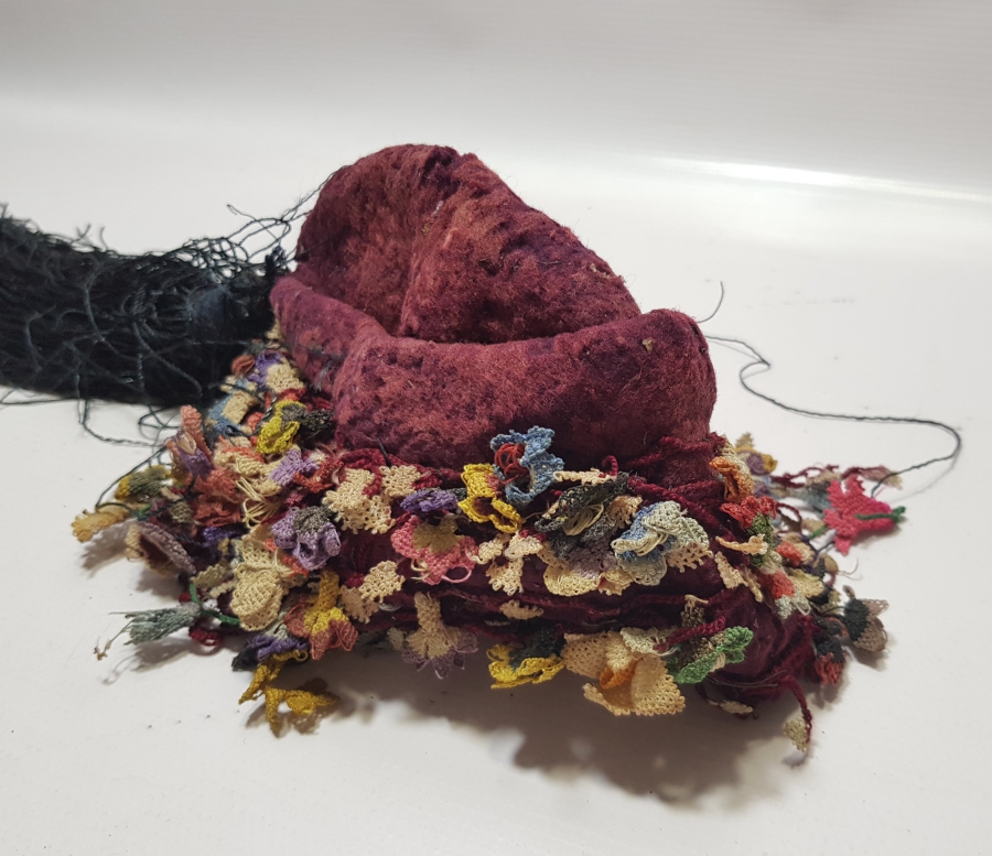 OSMANLI DÖNEMİ ÇOK NADİR İĞNE OYALI EFE FESİ