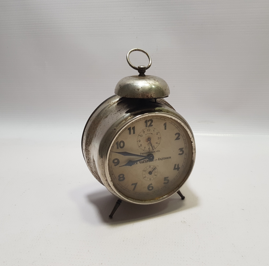 OSMANLI DÖNEMİ KADRANI RUSÇA YAZILI JUNKHANS MASA SAATİ