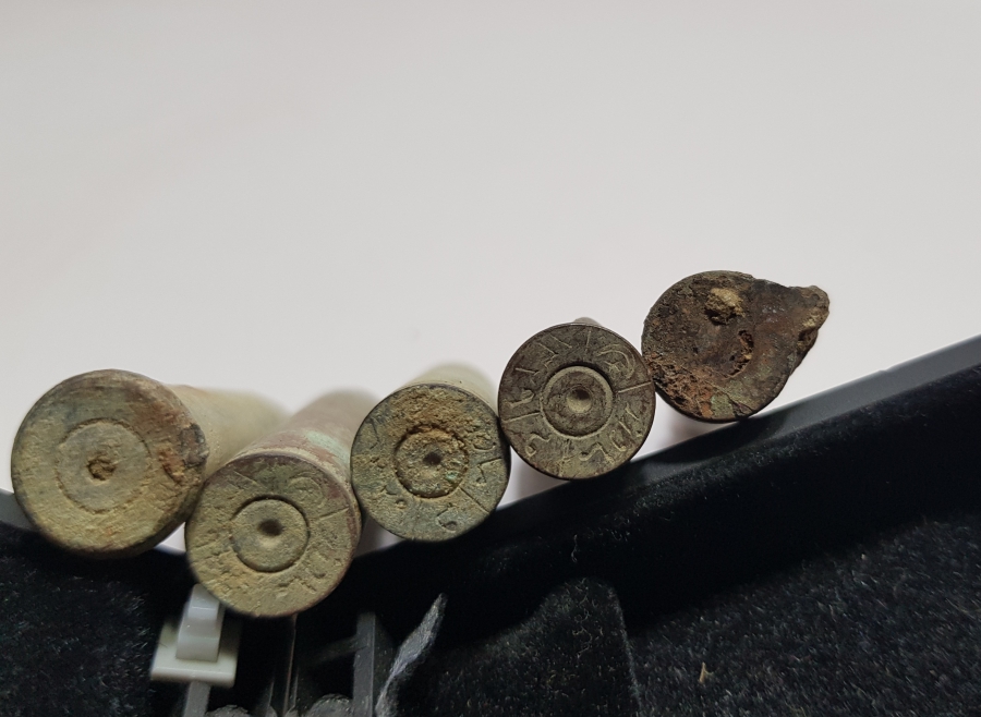 1. DÜNYA SAVAŞI DÖNEMİ ÇANAKKALE CEPHESİ OSMANLI MAVZER MERMİSİ KOVANI LOTU