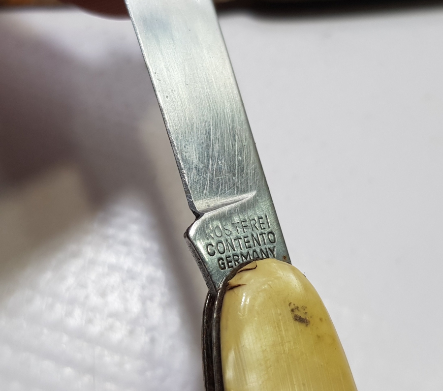 SEDEF SAPLI İKİ ADET ANTİKA ÇAKI