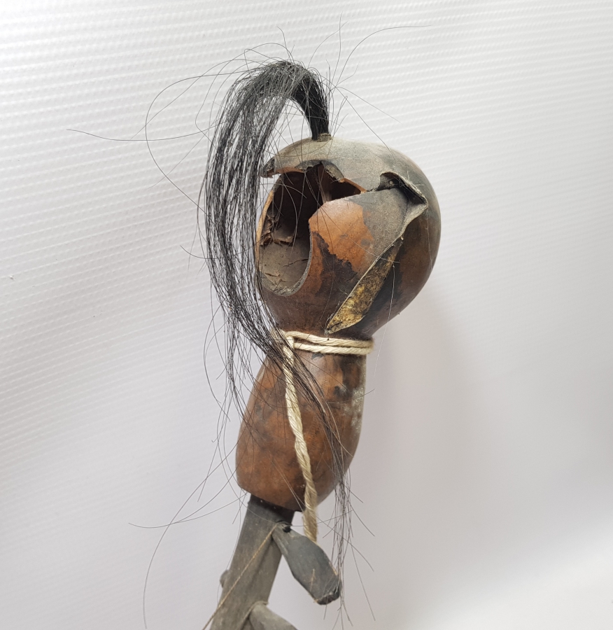 ANTİKA ŞAMAN İŞİ AHŞAP ÇALGI ALETİ