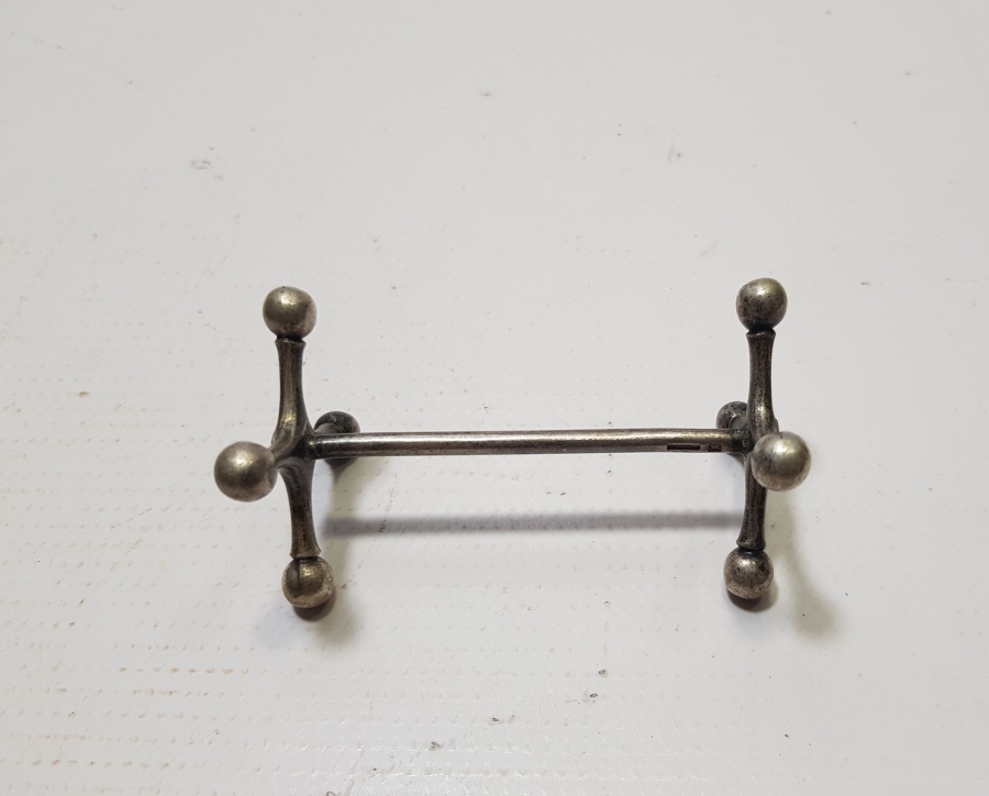 CHRISTOFE MARKA GÜMÜŞ KAPLAMA ANTİKA KALEM - KAMA STANDI