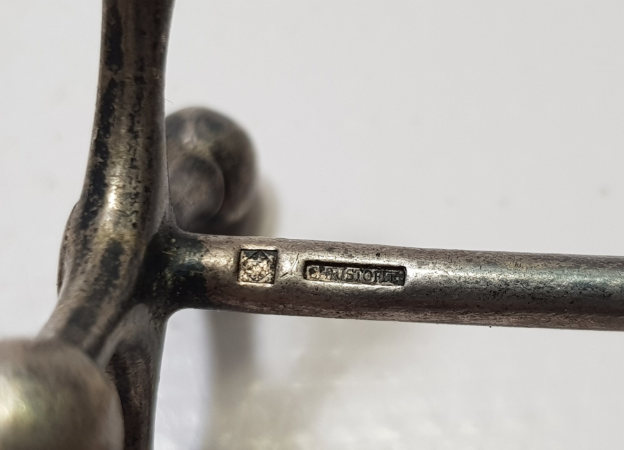 CHRISTOFE MARKA GÜMÜŞ KAPLAMA ANTİKA KALEM - KAMA STANDI