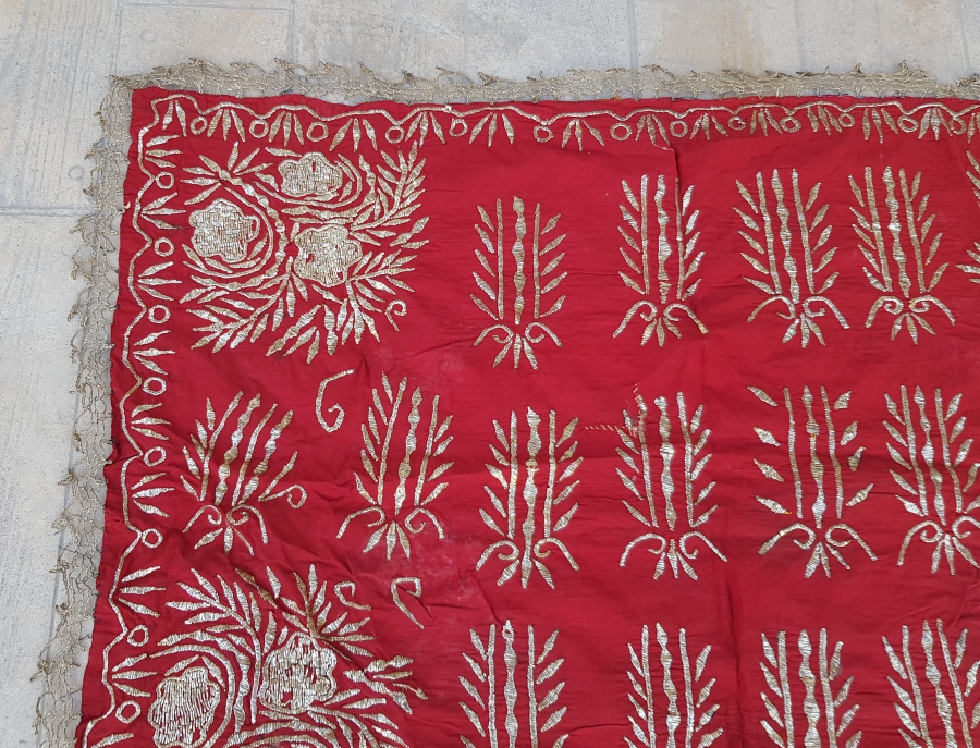 OSMANLI DÖNEMİ GÜMÜŞ TELKIRMA İŞÇİLİKLİ ÇOK NADİR MEŞHUR KOZAK TELLİSİ