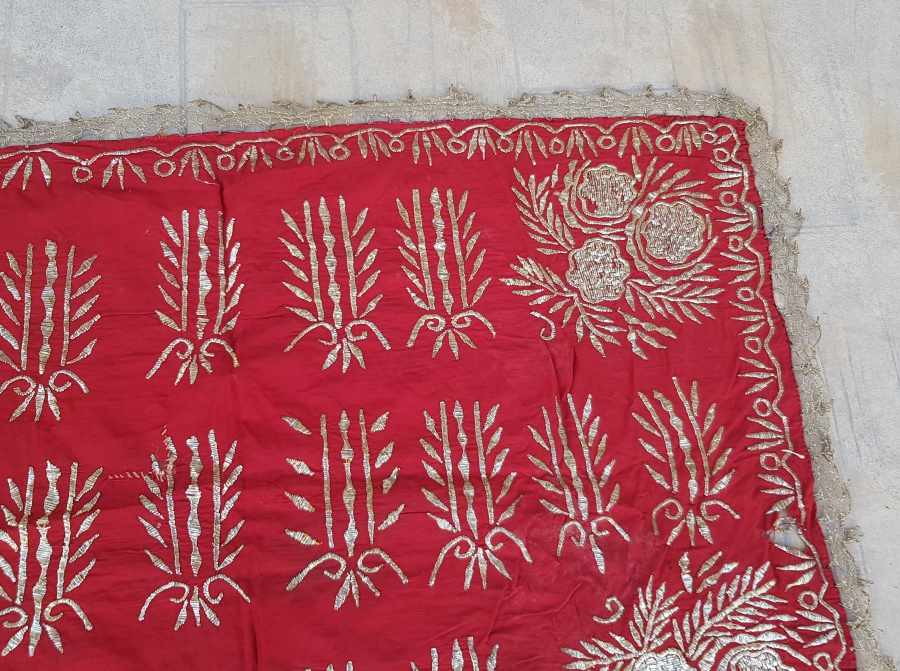 OSMANLI DÖNEMİ GÜMÜŞ TELKIRMA İŞÇİLİKLİ ÇOK NADİR MEŞHUR KOZAK TELLİSİ