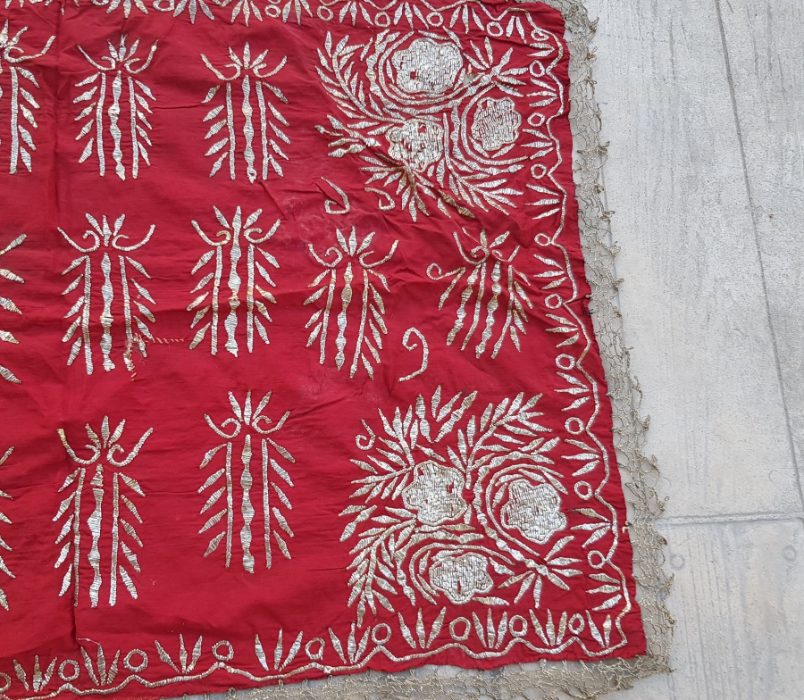 OSMANLI DÖNEMİ GÜMÜŞ TELKIRMA İŞÇİLİKLİ ÇOK NADİR MEŞHUR KOZAK TELLİSİ