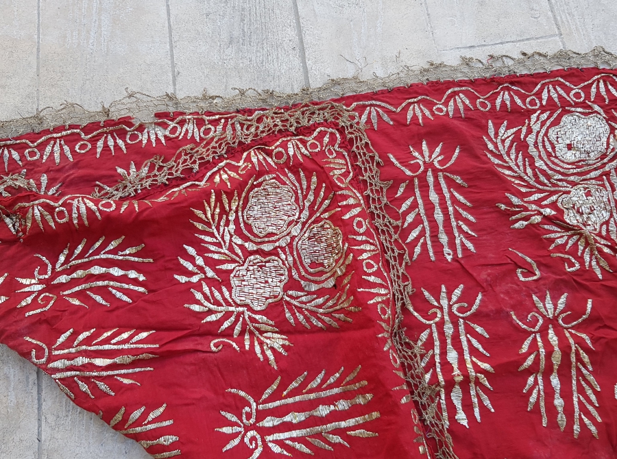 OSMANLI DÖNEMİ GÜMÜŞ TELKIRMA İŞÇİLİKLİ ÇOK NADİR MEŞHUR KOZAK TELLİSİ