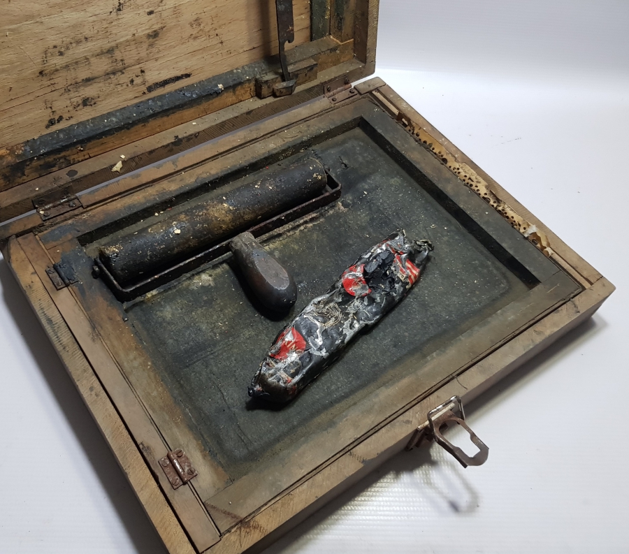 OSMANLI DÖNEMİ ÇOK NADİR MATBAACI BASKI ALETİ