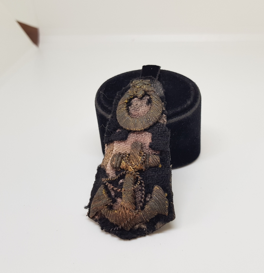 OSMANLI DÖNEMİ SIRMA İŞÇİLİKLİ DENİZCİ SUBAY APOLETİ