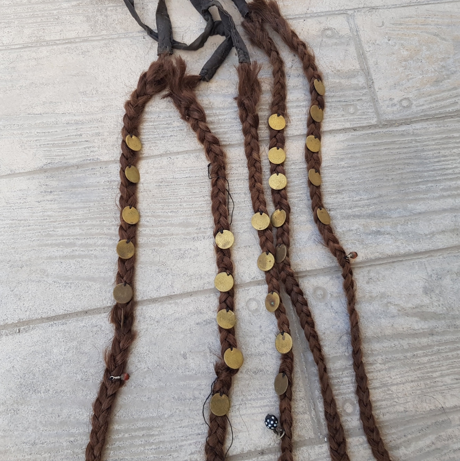 OSMANLI DÖNEMİ ÜZERİ PENEZLİ TOKAT YÖRESİ GELİN SAÇI