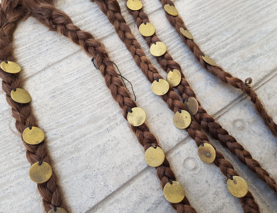 OSMANLI DÖNEMİ ÜZERİ PENEZLİ TOKAT YÖRESİ GELİN SAÇI