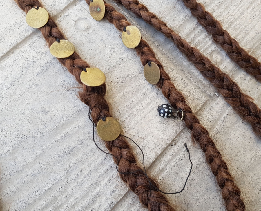 OSMANLI DÖNEMİ ÜZERİ PENEZLİ TOKAT YÖRESİ GELİN SAÇI