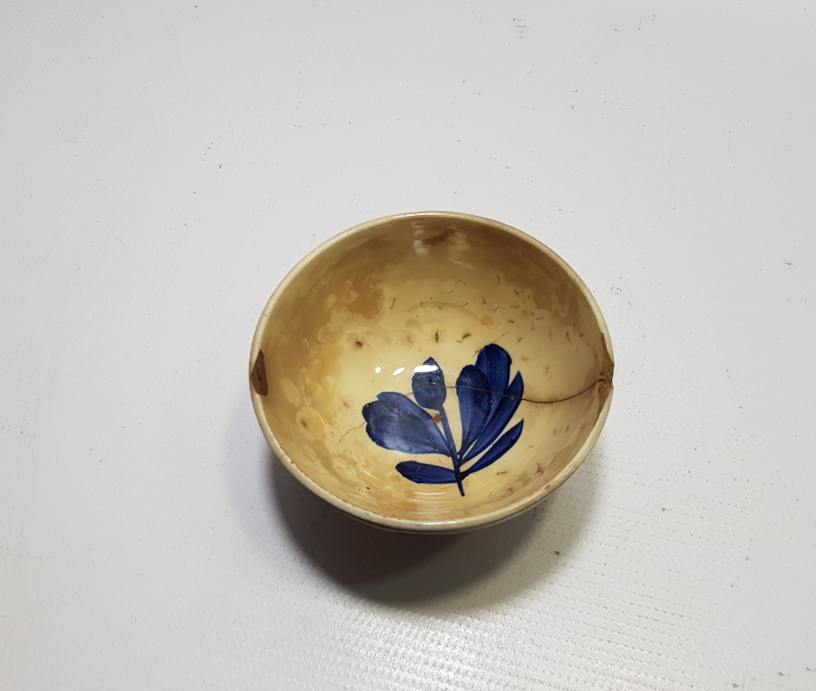 OSMANLI DÖNEMİ EL BOYAMA PORSELEN ÇORBA KASESİ