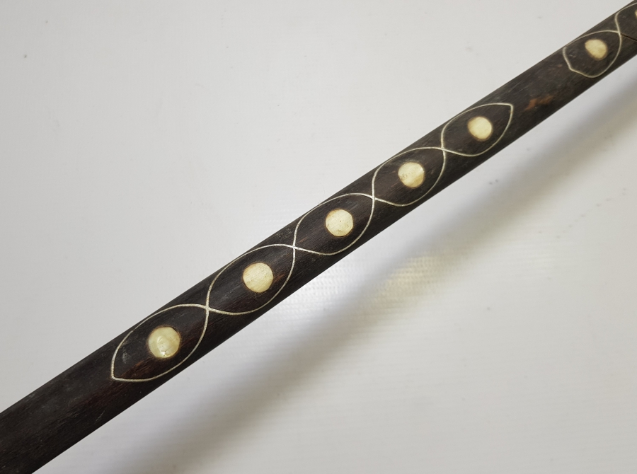 SEDEF İŞÇİLİKLİ ANTİKA AHŞAP BASTON