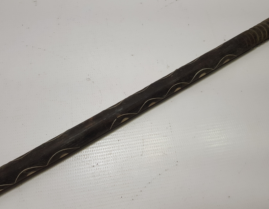 SEDEF İŞÇİLİKLİ ANTİKA AHŞAP BASTON