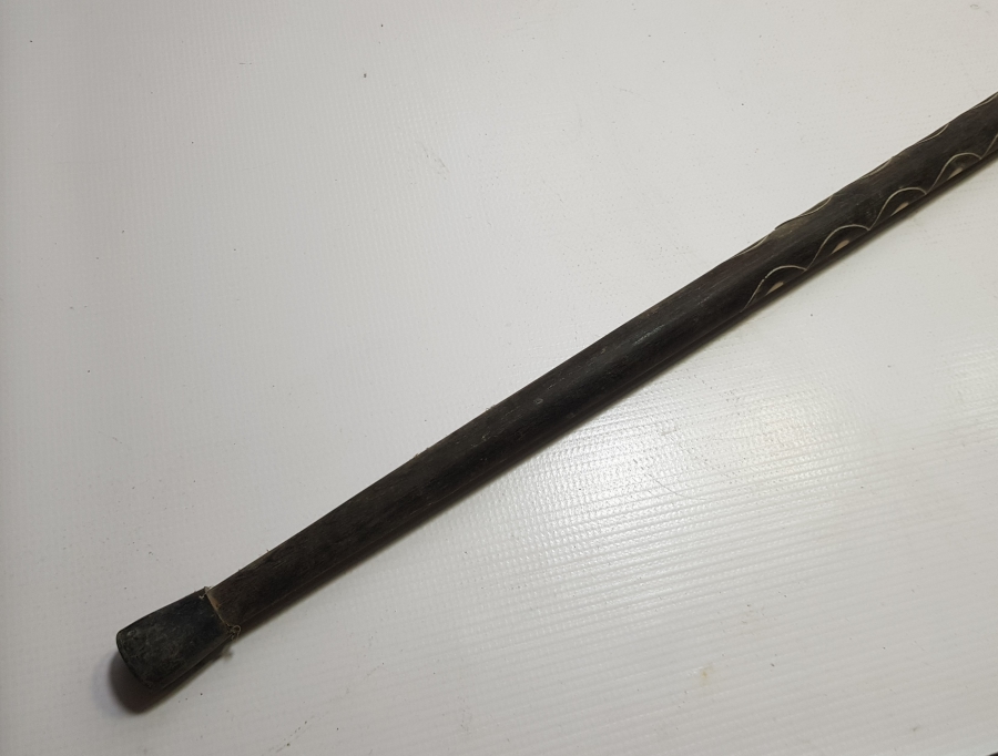 SEDEF İŞÇİLİKLİ ANTİKA AHŞAP BASTON