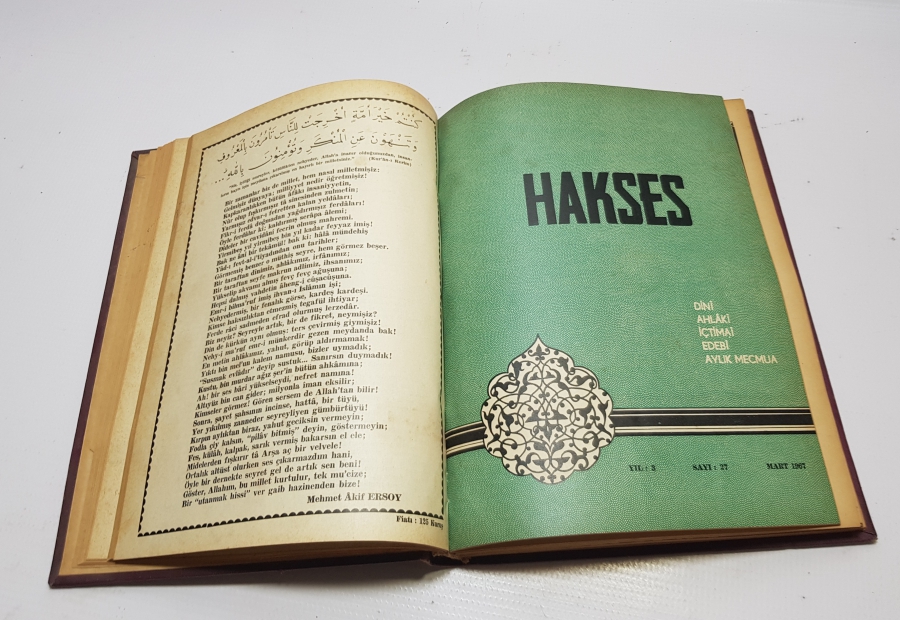 1967 TARİHLİ HAKSES İSİMLİ MECMUA